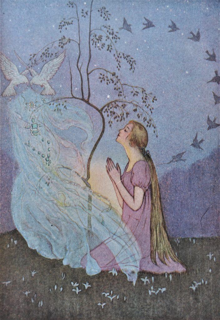 Grimms Fairy Tails Illustrated by Elenore Abbott cinderella